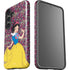 Disney Snow White Character with Floral Pattern Galaxy S25 Impact Case